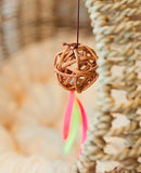 Panier Chat Osier Rond