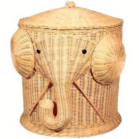 panier osier elephant