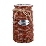 pot cache pot osier marron