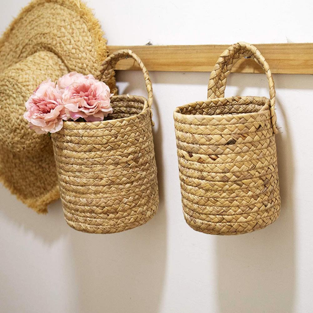 Lot De 3 Cache-pots En Osier Vintage - Tailles Variées - Déco Naturelle