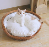 Panier Chat Boule Osier