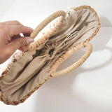 Sac Osier Tressé Blanc