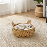 Panier Chat Osier et Rotin