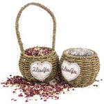 petit panier osier pour mariage