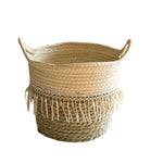 cache-pot osier jaune