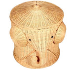 Panier osier elephant