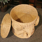Panier couvercle elephant