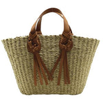 sac de plage femme osier