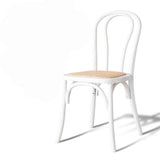 chaise osier design blanc