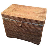 Panier à linge osier carré