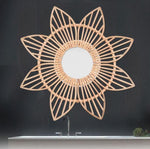 Cadre mural vannerie decoratif