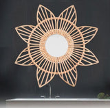 Cadre mural vannerie decoratif