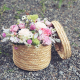 Mini panier vannerie mariage
