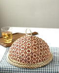 Panier en Osier Rond avec Couvercle