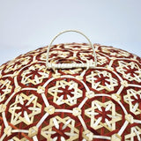 Panier en Osier Rond avec Couvercle