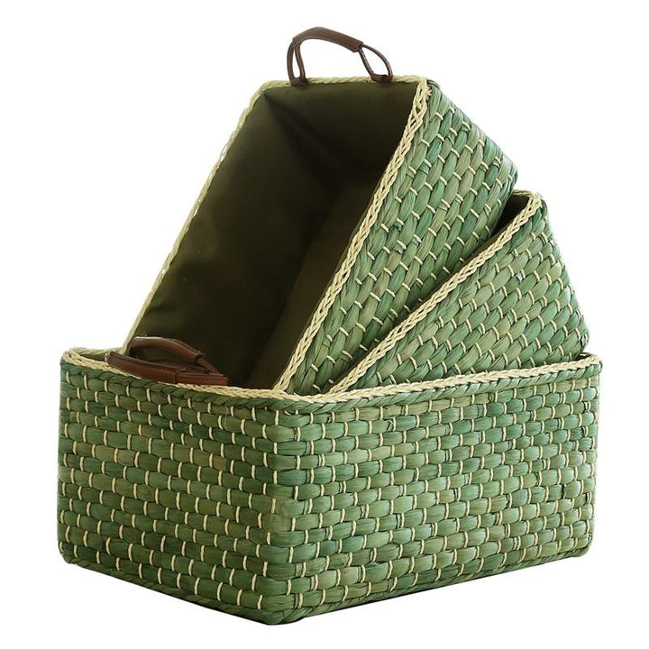 Panier rangement osier tiroir