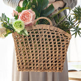panier rangement rotin osier