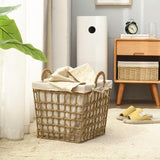 Panier à Linge en Osier Taupe