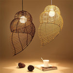 Lampe Osier Coquillage