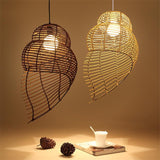 Lampe Osier Coquillage