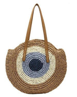 Sac de plage osier rond