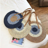 Sac de Plage Osier Rond