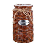 pot cache pot osier marron