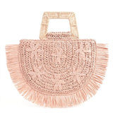 Sac en Osier Rose