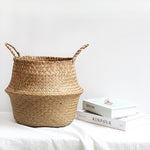 Panier vannerie souple rond 