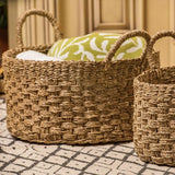 Grand Panier en Osier Rangement