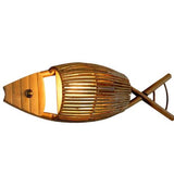 Lampe osier poisson