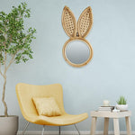 Miroir Osier Lapin
