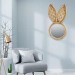 Miroir Osier Lapin