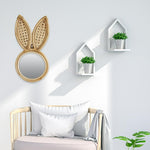 Miroir Osier Lapin
