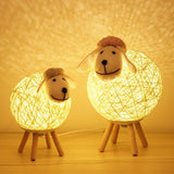 Lampe Osier Sur Pied