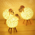 Lampe Osier Sur Pied