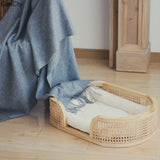 Panier Chat Osier Rotin