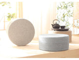 Pouf Osier Gris