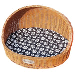 panier osier pour chat et chien