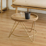 Petite Table Osier Ronde