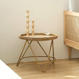 Petite Table Osier Ronde