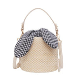 Sac Rond Osier Vichy
