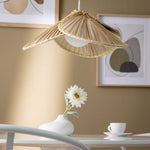 Lampe Palmier Osier