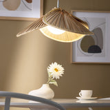 Lampe Palmier Osier