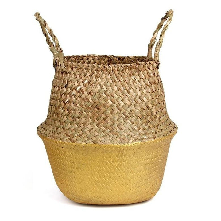 Cache-Pot Osier Doré