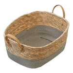Panier Rangement Osier Gris