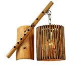 applique murale osier bambou
