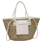 sac de plage osier blanc