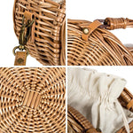 Sac Rond Osier Authentique