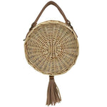 sac rond osier beige